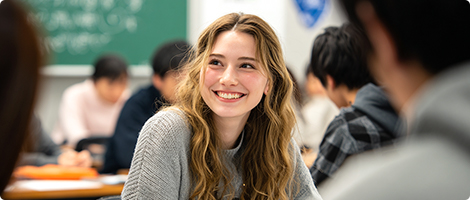 CORE COURSEで学ぶ留学生