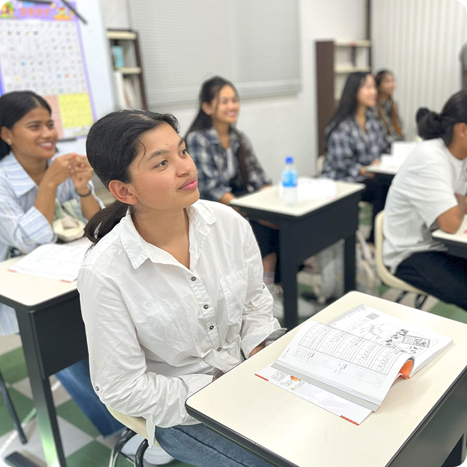 Japan Language Academyの授業風景